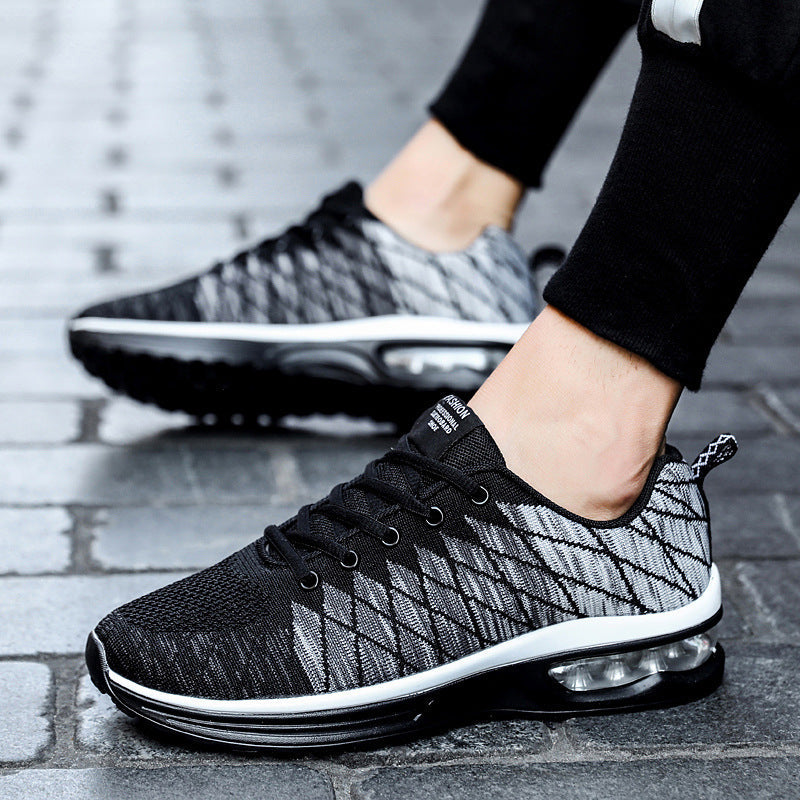 Damen Sportliche Lauf-Sneaker mit atmungsaktiver Mesh-Oberfläche und dämpfender Sohle Shopnory