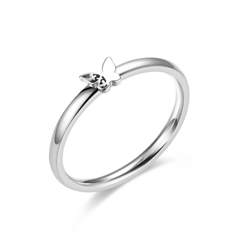 Damen Ring mit filigranem Schmetterlingsdesign Shop Nory