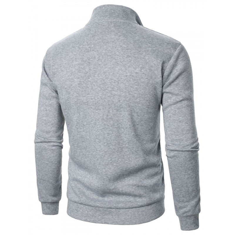 Herren Sportlicher Sweatpullover mit Stehkragen Shop Nory