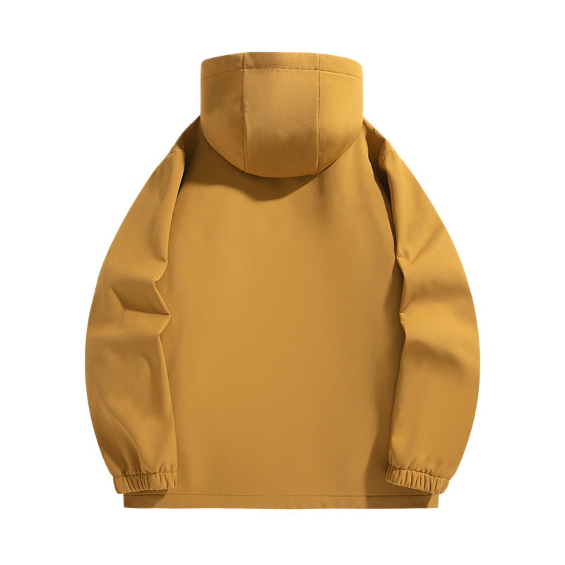 Herren Leichte Softshell‑Kapuzenjacke mit wasserabweisender Membran und Brusttasche Shop Nory