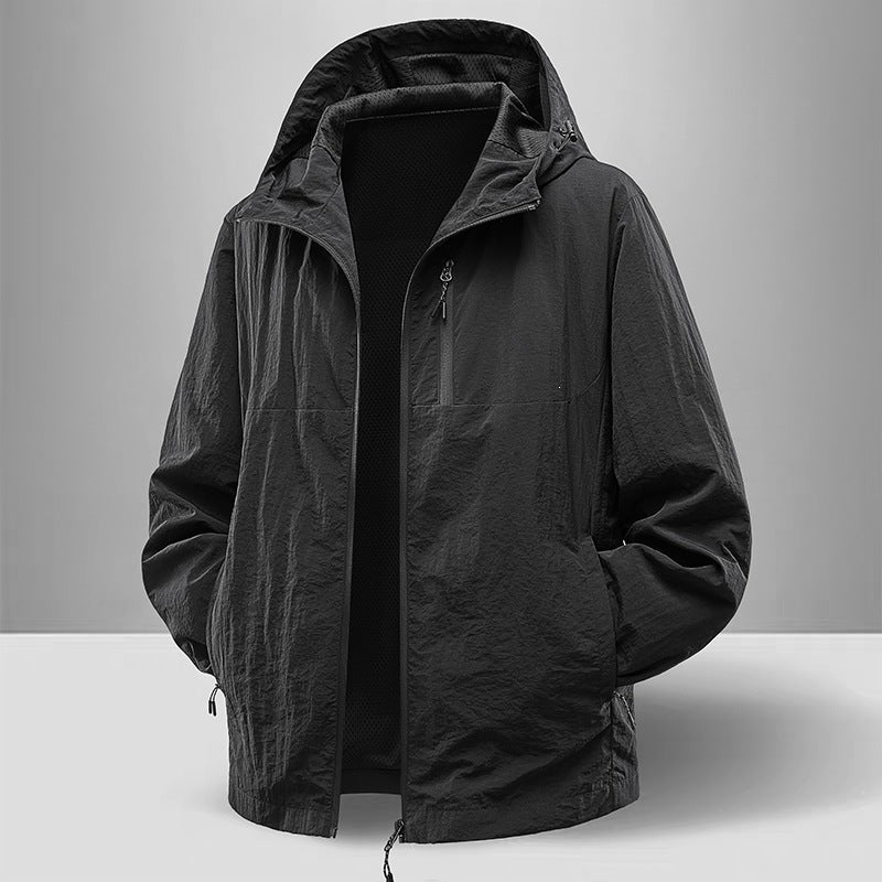 Herren Leichte und atmungsaktive Regenjacke Shop Nory