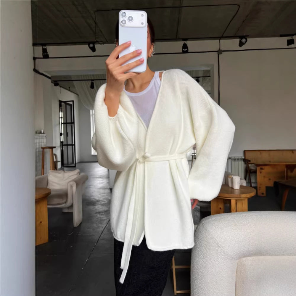 Damen Gemütlicher Oversized Strickcardigan Shop Nory