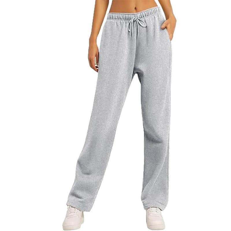 Damen nan hochwertige Relax-Hose mit hoher Taille, geradem Bein und integrierten Eingrifftaschen Shop Nory