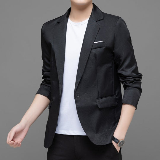 Herren modernen Blazer mit eleganter Passform und praktischen Taschen