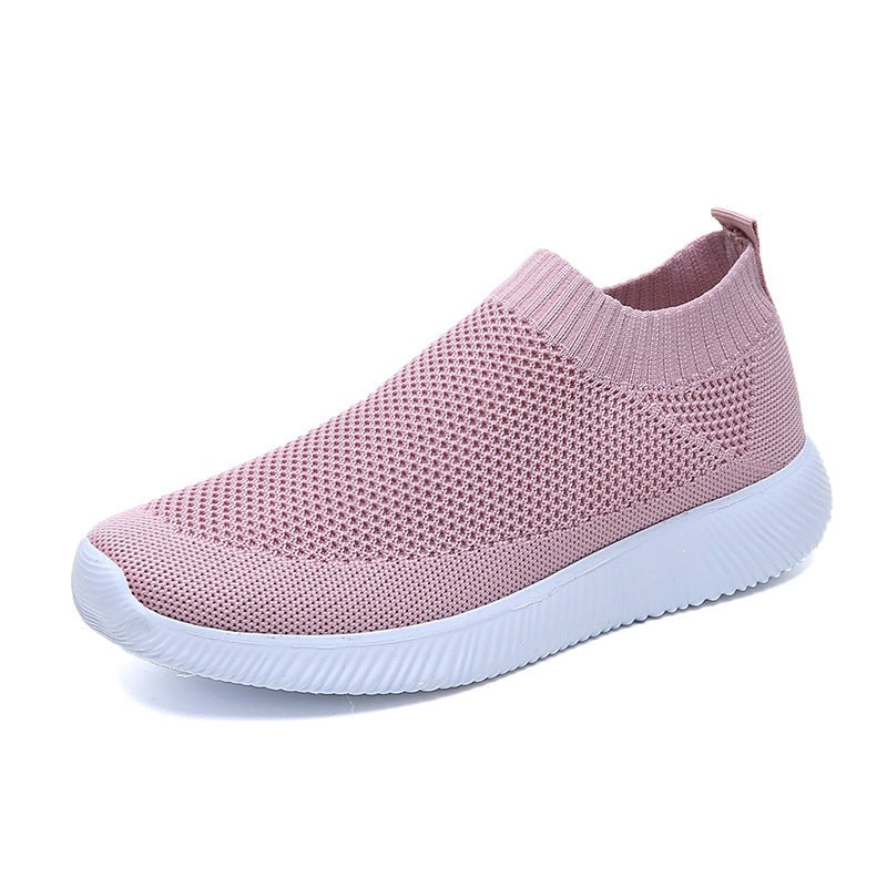 Damen Leichte und atmungsaktive Slip-On Sneakers Shopnory