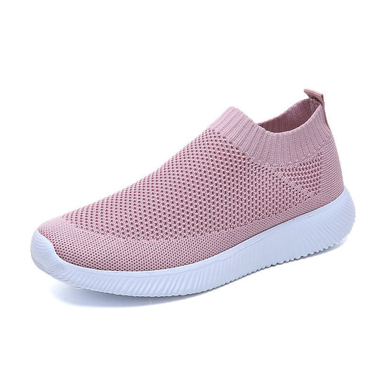 Damen Leichte und atmungsaktive Slip-On Sneakers Shopnory