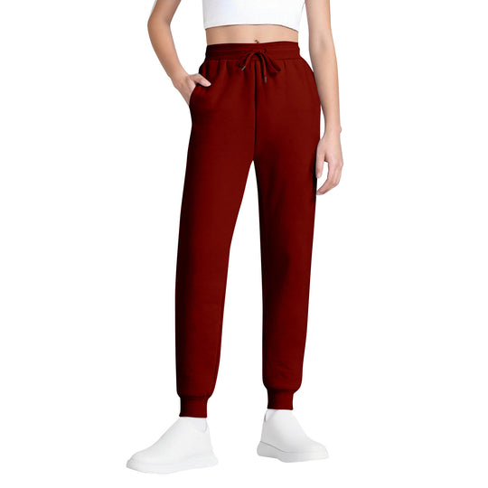 Damen nan schlanke hochgeschnittene Jogginghose mit Tunnelzug, Eingrifftaschen und Bündchen Shop Nory