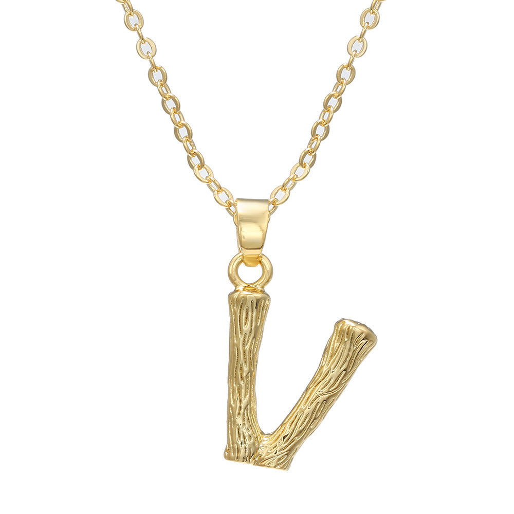 Damen Halskette mit einzigartigem Baumstamm-Anhänger Shop Nory