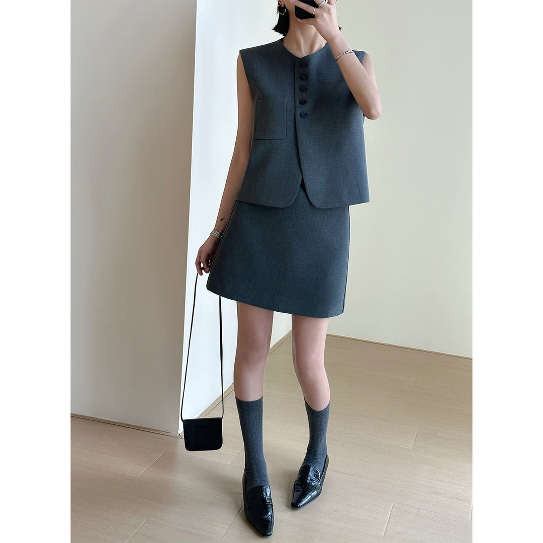 Damen Modisches Blazer-Kleid-Set Shop Nory