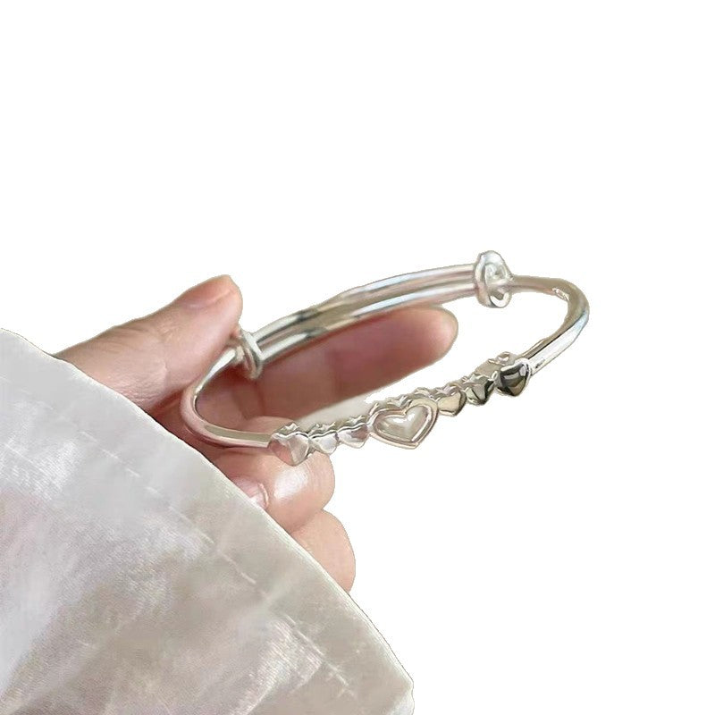 Damen Offenes Armband mit herzförmigem Design Shop Nory