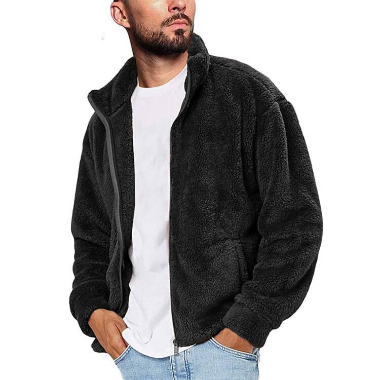 Herren Fleecejacke mit weichem Innenfutter und praktischen Taschen