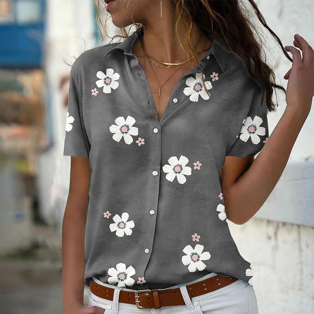 Damen Bluse mit floralem Design