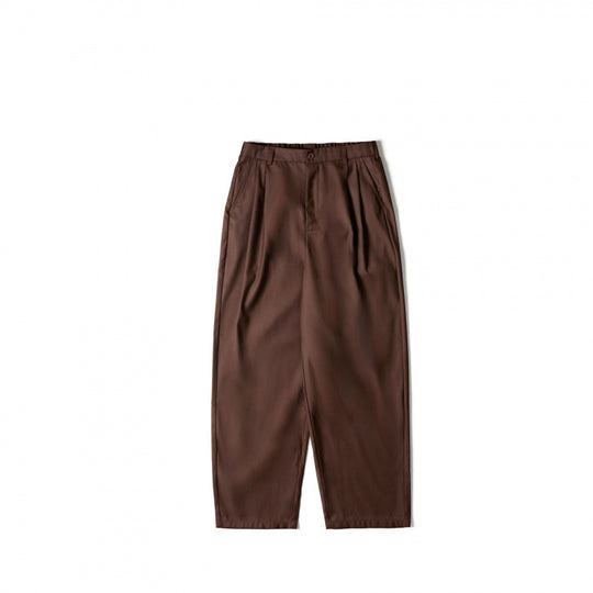 Damen Hochtaillierte Bundfalten-Hose mit legerer Weite und konischem Bein Shop Nory