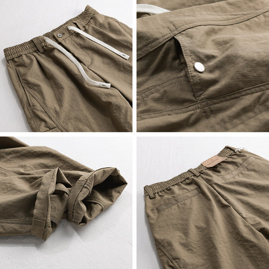 Herren Utility-Cargohose mit Kordelzugbund und seitlichen Pattentaschen Shop Nory