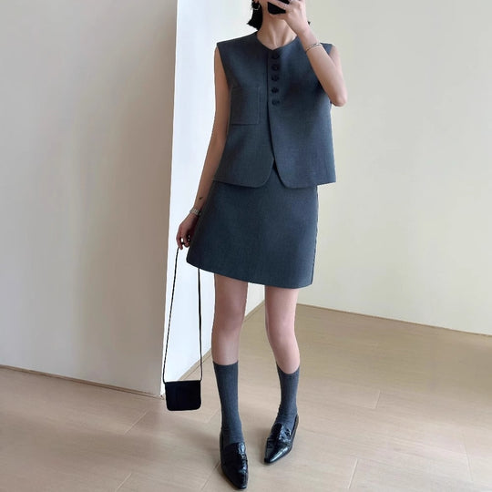 Damen Modisches Blazer-Kleid-Set Shop Nory
