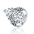 Damen Offener Ring mit kunstvollem und filigranem Design Shop Nory