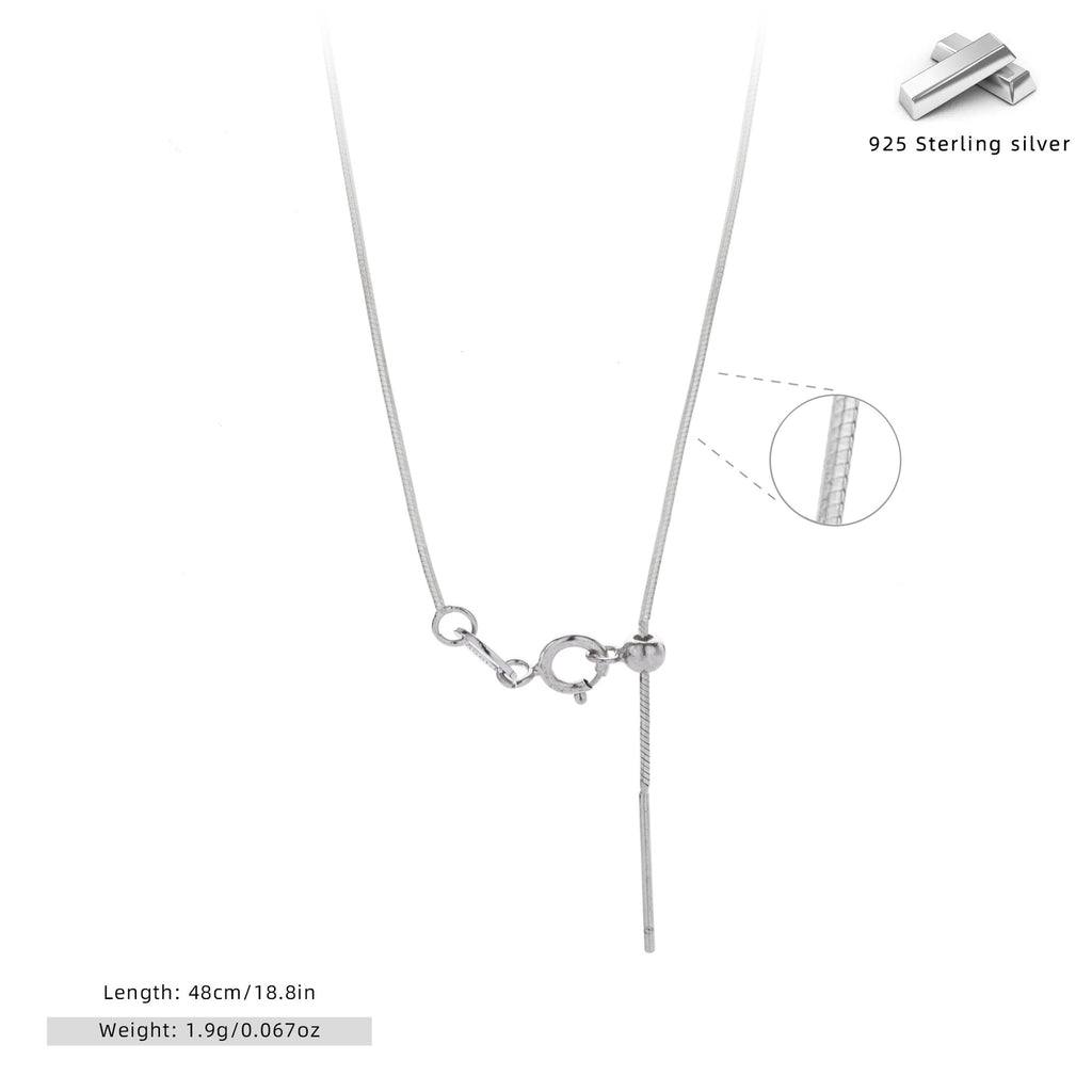 Damen Halskette aus 925 Sterlingsilber mit Edelsteinanhänger Shop Nory