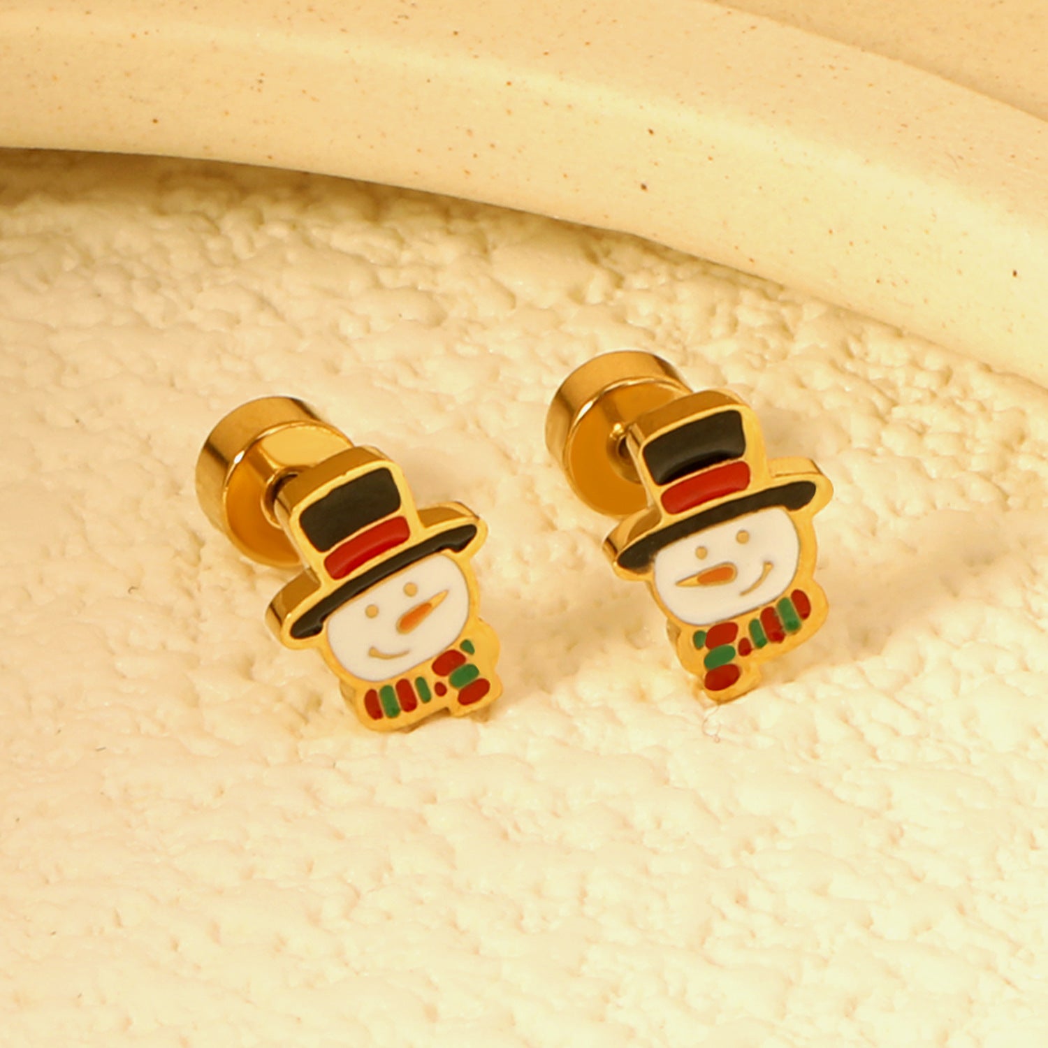 Damen Ohrstecker mit Kristall-Ahorn-Design Shop Nory
