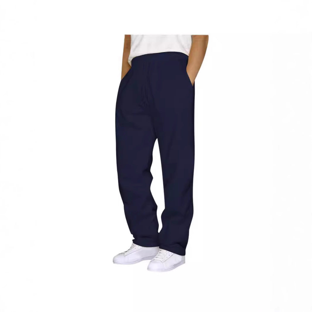 Damen nan ungekürzte Relax-Freizeithose mit hohem Komfortbund, innenliegendem Kordelzug und seitlichen Eingrifftaschen Shop Nory