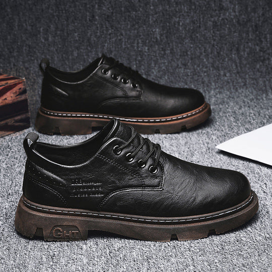 Herren Schnürschuhe aus hochwertigem Leder mit rutschfester Sohle