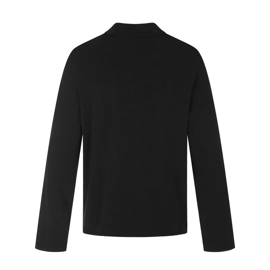 Herren Asymmetrische Hemdjacke mit Kentkragen und verdeckter Knopfleiste Shop Nory