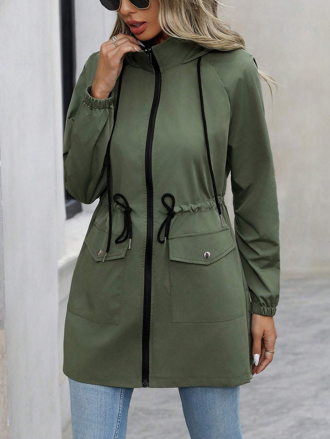 Damen elegante Windjacke