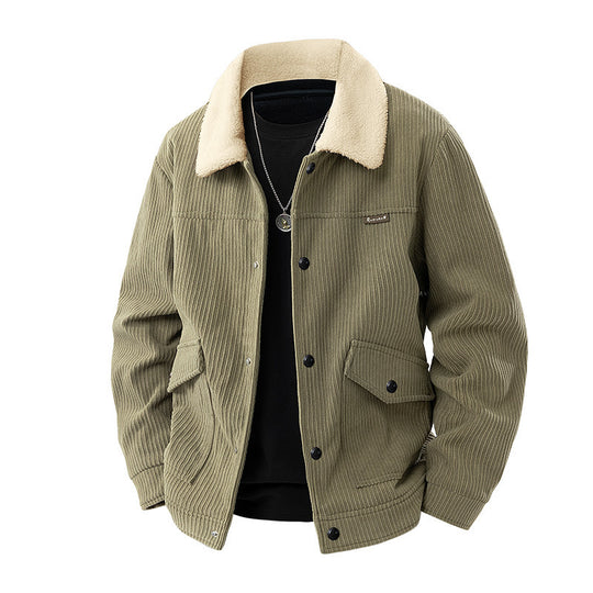 Herren Freizeitjacke mit Teddy-Futter Shop Nory