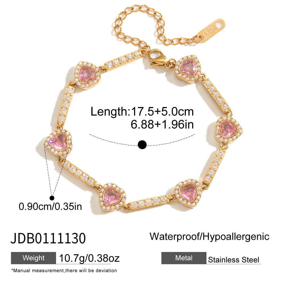 Damen Armband mit funkelnden Zirkonia und elegantem Gold-Design Shop Nory
