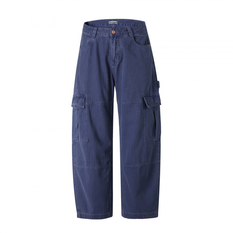 Herren Relaxed-Fit Carpenter-Cargo-Hose aus leichtem Canvas mit aufgesetzten Klappentaschen Shop Nory