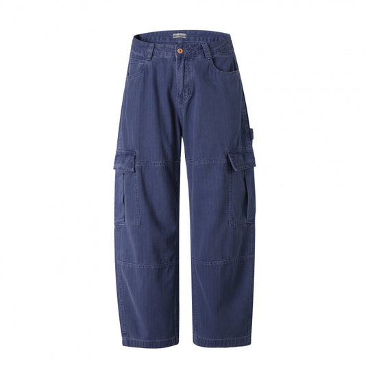 Herren Relaxed-Fit Carpenter-Cargo-Hose aus leichtem Canvas mit aufgesetzten Klappentaschen Shop Nory