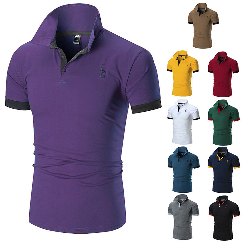 Herren Poloshirt mit modernem Kragen und figurbetonter Passform Shopnory