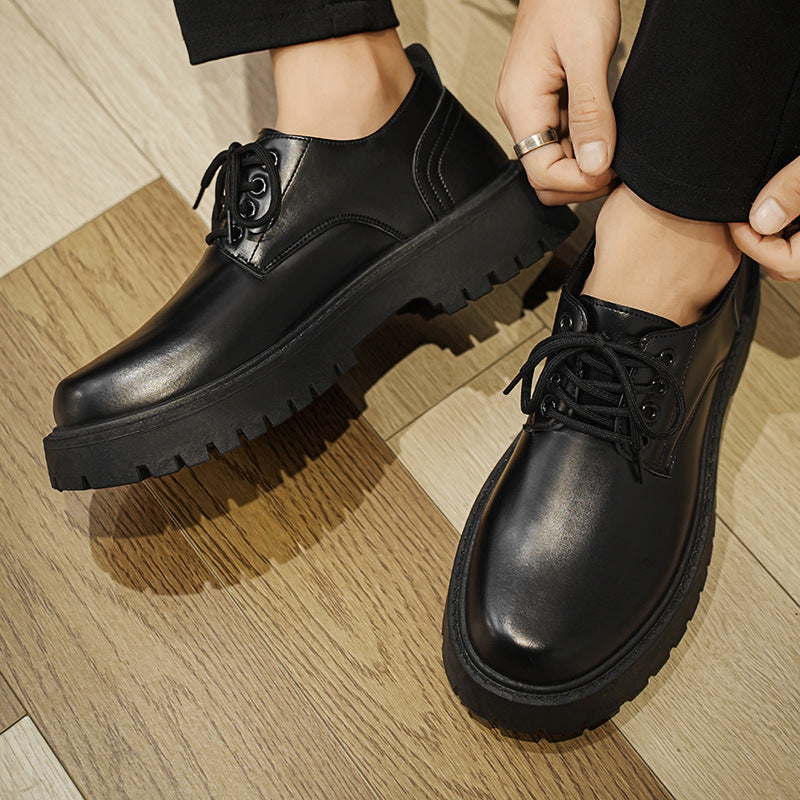 Herren Modische Schnürschuhe mit rutschfester Sohle und verstärktem Profil
