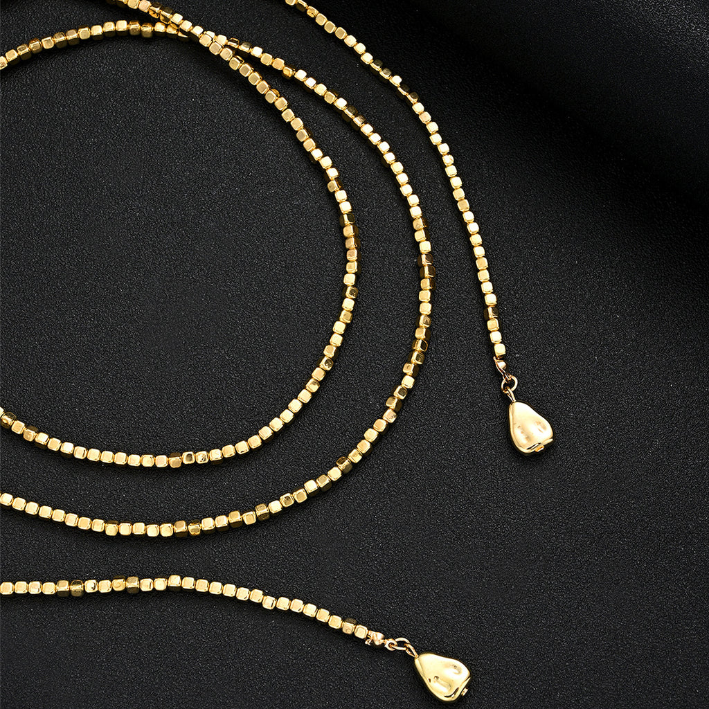 Damen mehrlagige Halskette mit modernem Schmuckdesign Shop Nory