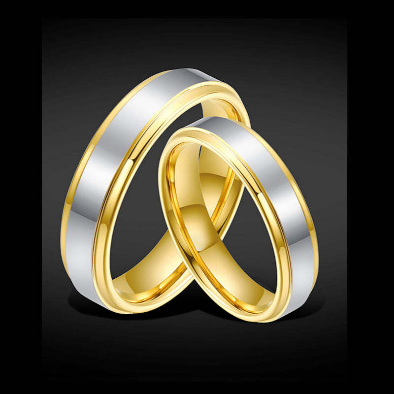 Herren Ring mit modernem, zweifarbigen Design Shop Nory