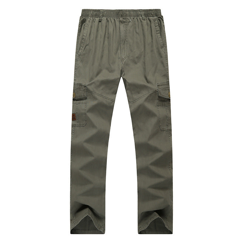 Herren Cargohose mit elastischem Bund, multifunktionalen Utility‑Taschen und geradem Schnitt Shop Nory