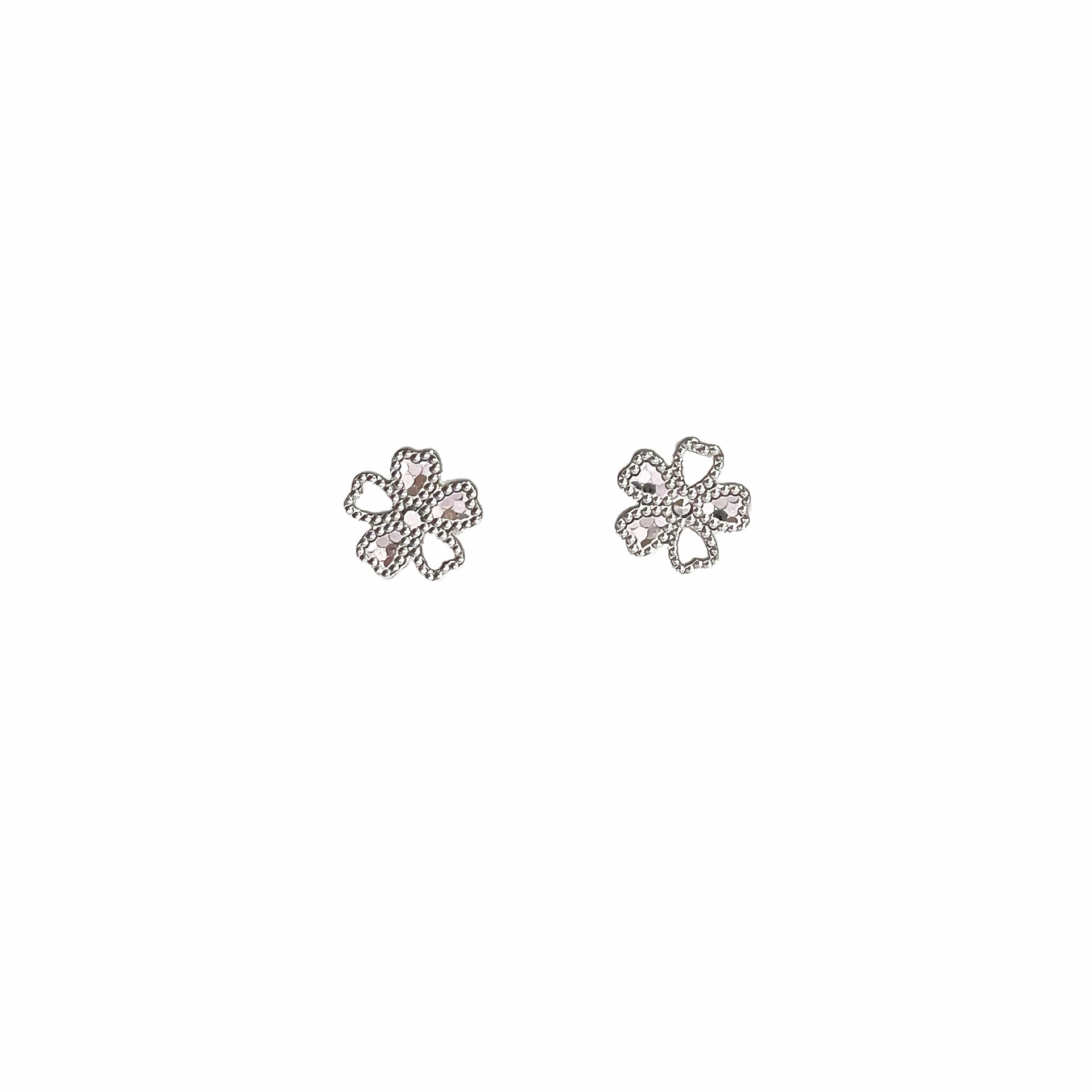 Damen filigrane Blumen-Ohrstecker aus hochwertigem Metall Shop Nory