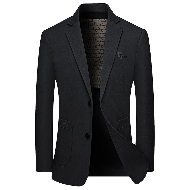 Herren Modernes Einreihiges City-Blazer mit aufgesetzten Taschen und leichter Halbfütterung Shop Nory