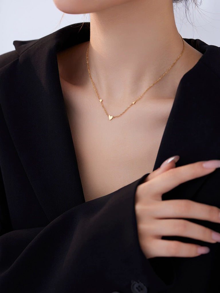 Damen Herzmotiv Liebe Kette Halskette Shop Nory