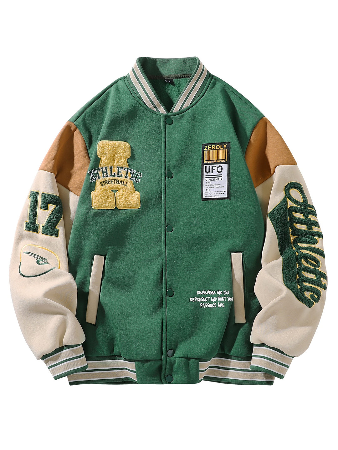 Herren Elegante College-Jacke Shop Nory