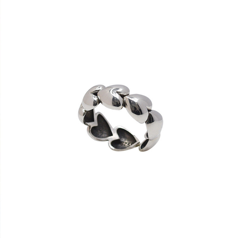 Damenring mit verspieltem Herzdesign Shop Nory