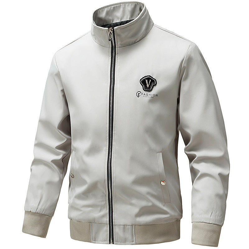 Herren Modische Bomberjacke mit hohem Kragen Shop Nory
