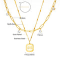 Damen Halskette mit goldplattiertem Anhänger und funkelnden Kristallen Shop Nory