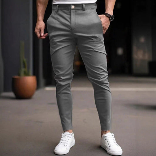 Herren Chinohose Slim Fit mit Seitentaschen