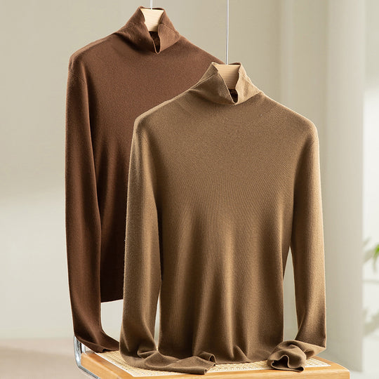 Damen Slim-Fit Feinstrick-Rollkragenpullover mit Stretch Shop Nory
