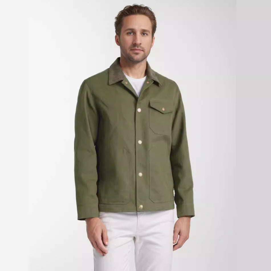 Herren trendige Jeansjacke