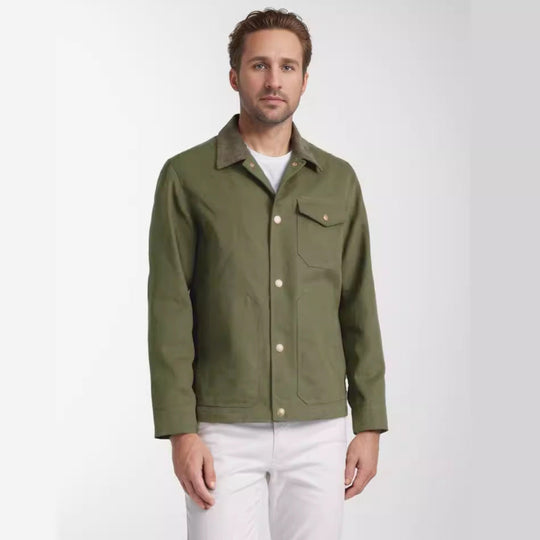 Herren trendige Jeansjacke
