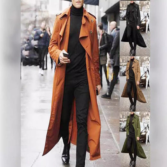 Herren klassischer Trenchcoat