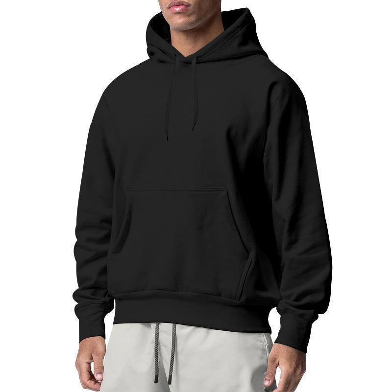 Herren nan Premium-Kapuzenpullover mit Kängurutasche, innen angerautem Fleece, verstärkter Nackennaht und geripptem Saum Shop Nory