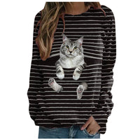 Große weiße Katze