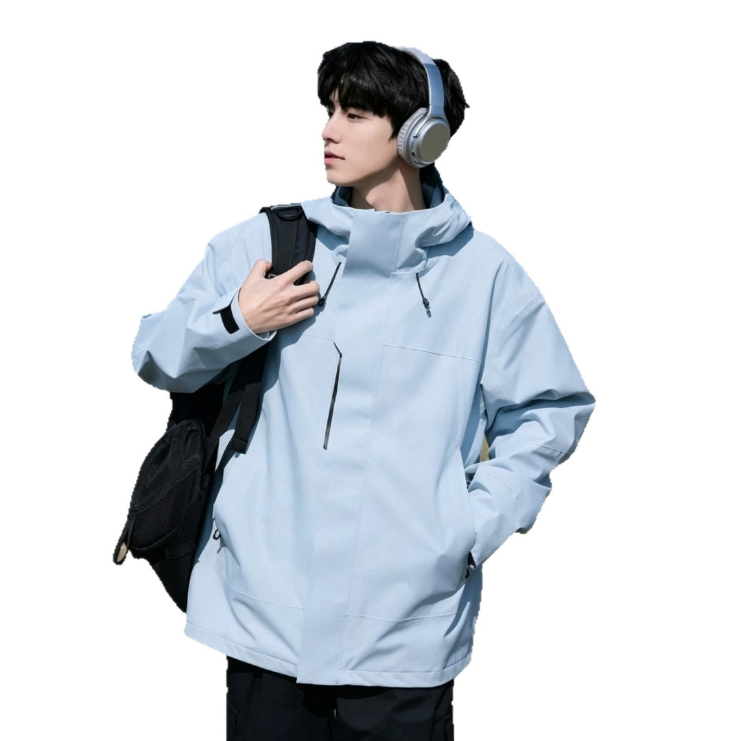 Herren wasserdichte Outdoorjacke mit abnehmbarer Fleece-Innenjacke Shop Nory